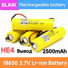 1-20PCS 18650 HE4 2500mAh rechargeable lithium battery 3.7V continuous - VirtuousWares:Global