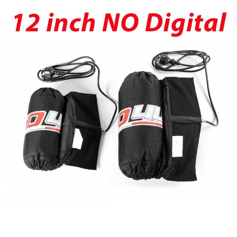 1 Pair 10' / 12' Front & Rear SCOOTER Tire Warmer Motorbike Tyre Warmer Electric Blanket Motorcycle Accessories - VirtuousWares:Global