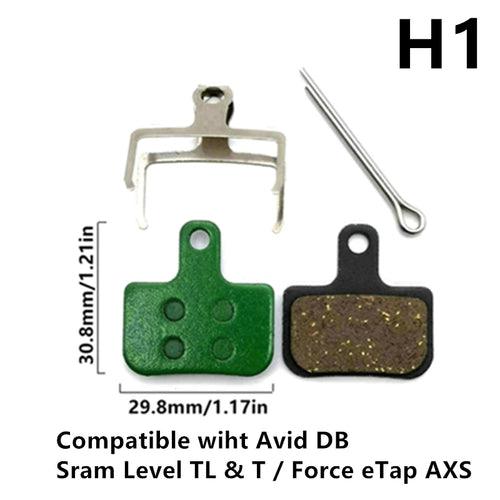 1 Pair Ceramic MTB Hydarulic Disc Brake Pads Road For Shimano SRAM - VirtuousWares:Global