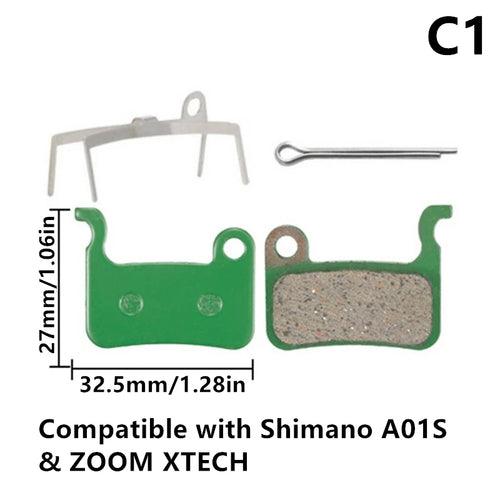 1 Pair Ceramic MTB Hydarulic Disc Brake Pads Road For Shimano SRAM - VirtuousWares:Global