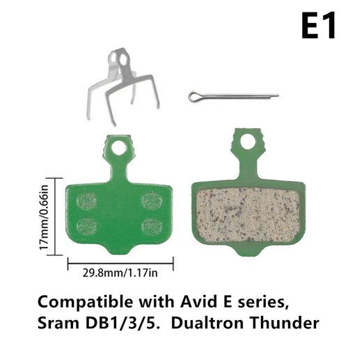 1 Pair Ceramic MTB Hydarulic Disc Brake Pads Road For Shimano SRAM - VirtuousWares:Global