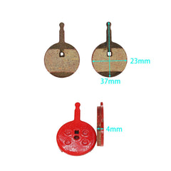 1 Pair of Mountain Bike Hydraulic Disc Resin Brake Pads, Suitable For - VirtuousWares:Global