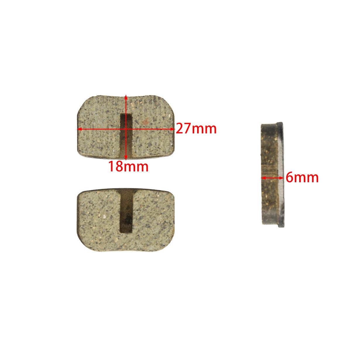 1 Pair of Mountain Bike Hydraulic Disc Resin Brake Pads, Suitable For - VirtuousWares:Global