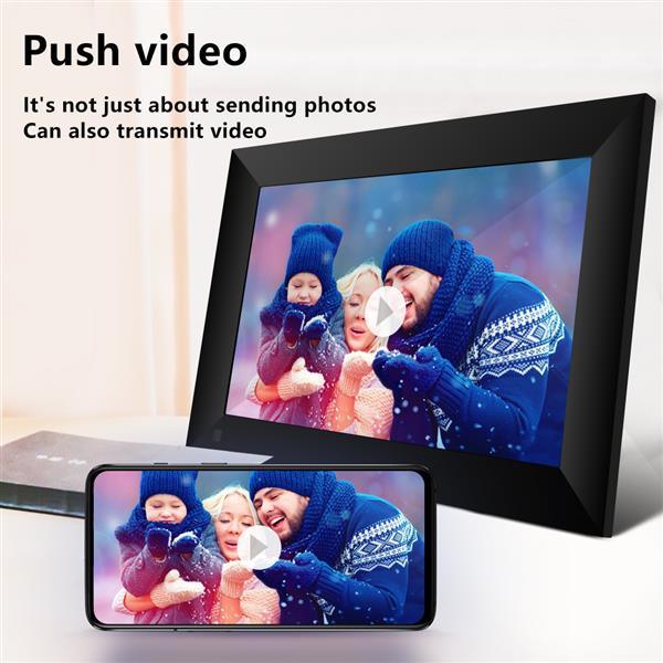 10.1 Inch Smart WiFi Cloud Digital Picture Frame with IPS LCD Panel - VirtuousWares:Global
