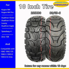 10 Inch Tires 10X3.0 80/65-6 255X80 for Kugoo M4 Dualtron VICTOR LUXURY EAGLE Speedway 4 Zero 10X Electric Scooters Minimotors - VirtuousWares:Global