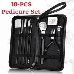 10 Pcs Professional Nail Cutter Pedicure Scissors Set - VirtuousWares:Global