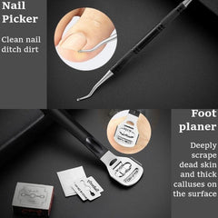 10 Pcs Professional Nail Cutter Pedicure Scissors Set - VirtuousWares:Global