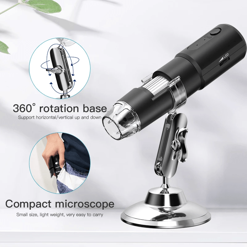 1000X Digital WIFI Microscope Portable Magnifier Camera Android IOS - VirtuousWares:Global