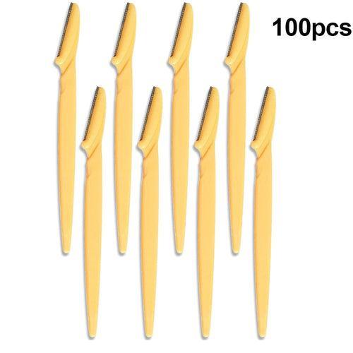 100Pcs Eyebrow Trimmer Blade Shaping Knife Eye Brow Epilation Face - VirtuousWares:Global