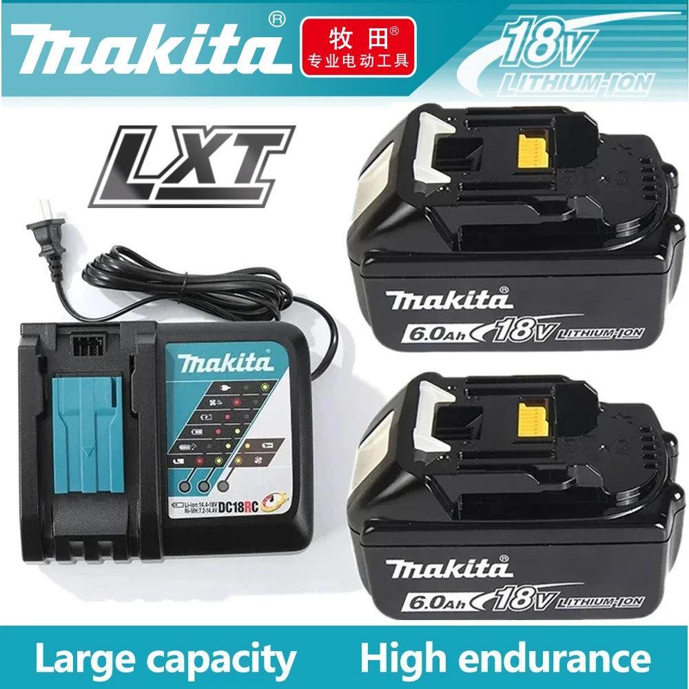 100% Original Makita 6Ah/5Ah/3Ah for Makita 18V Battery BL1830B BL1850B BL1850 BL1840 BL1860 BL1815 Replacement Lithium Battery - VirtuousWares:Global