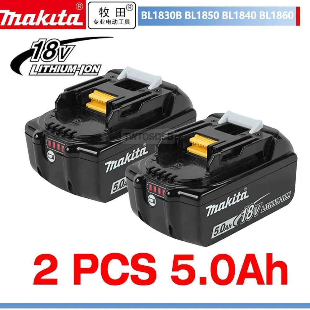 100% Original Makita 6Ah/5Ah/3Ah for Makita 18V Battery BL1830B BL1850B BL1850 BL1840 BL1860 BL1815 Replacement Lithium Battery - VirtuousWares:Global