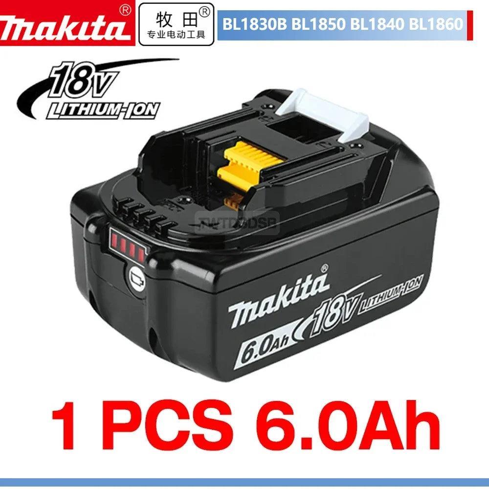 100% Original Makita 6Ah/5Ah/3Ah for Makita 18V Battery BL1830B BL1850B BL1850 BL1840 BL1860 BL1815 Replacement Lithium Battery - VirtuousWares:Global