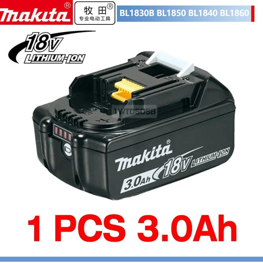 100% Original Makita 6Ah/5Ah/3Ah for Makita 18V Battery BL1830B BL1850B BL1850 BL1840 BL1860 BL1815 Replacement Lithium Battery - VirtuousWares:Global