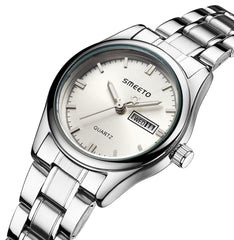 Stainless Steel Strap Watch For Office Ladies