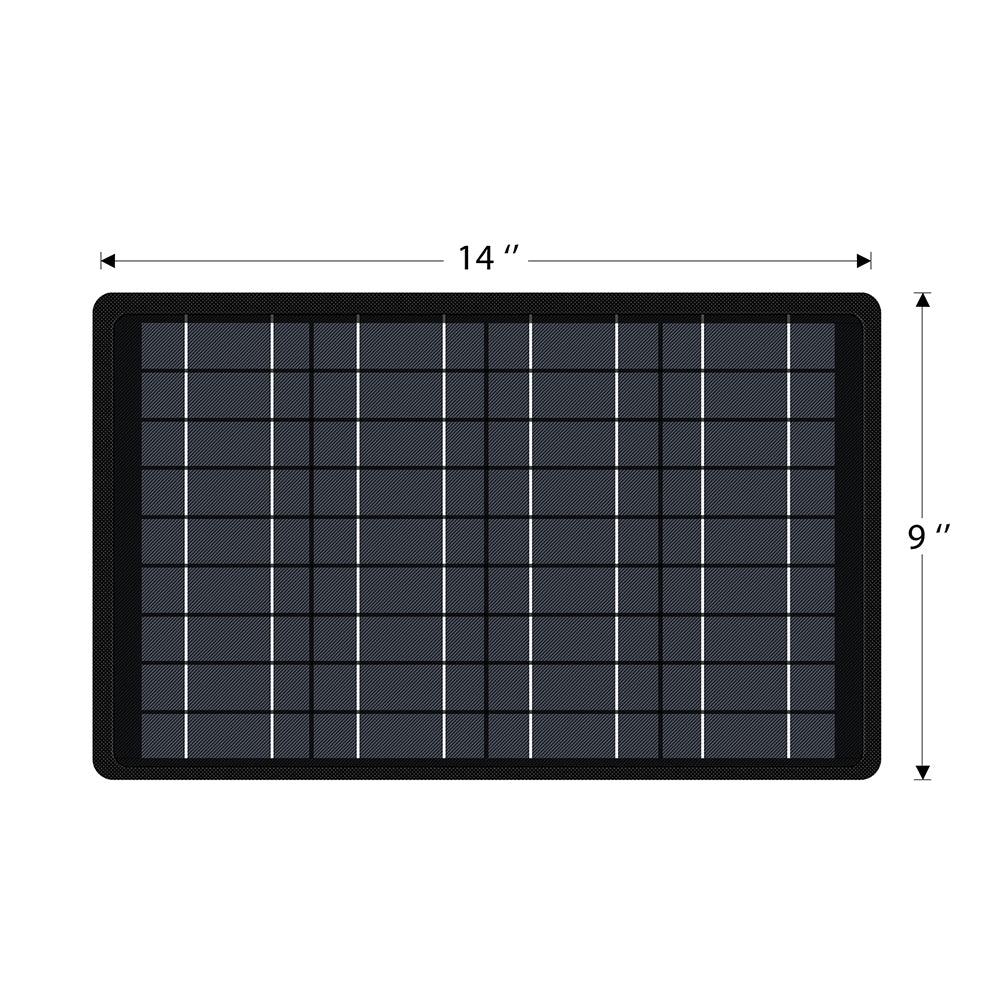 10/60/120W Portable Solar Panel Solar Battery Chargers Panel Outdoors - VirtuousWares:Global
