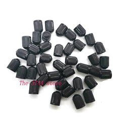 10pcs Tyre black Valve Caps, Plastic Car Tire Stem Dust Covers for - VirtuousWares:Global