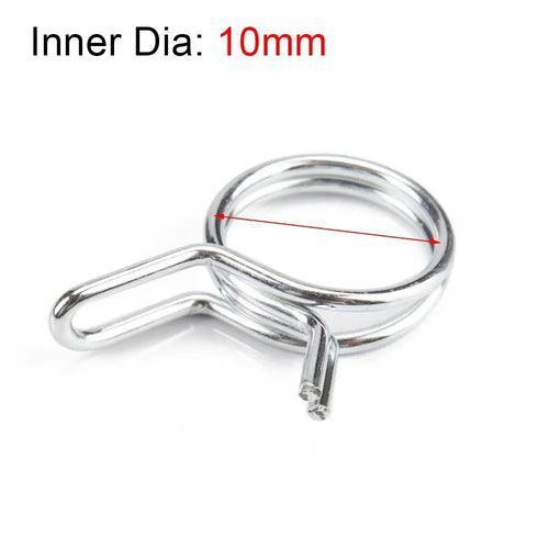 10Pcs/set Fuel Line Hose Clamp Assortment Kit Sealing Tube Spring - VirtuousWares:Global