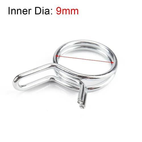 10Pcs/set Fuel Line Hose Clamp Assortment Kit Sealing Tube Spring - VirtuousWares:Global
