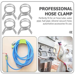 10Pcs/set Fuel Line Hose Clamp Assortment Kit Sealing Tube Spring - VirtuousWares:Global