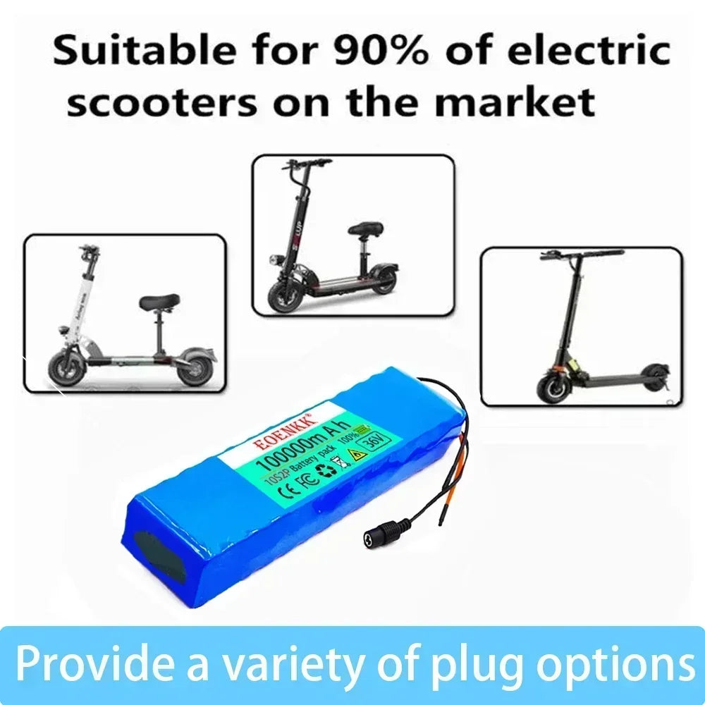 10S2P 36V 100000mAh 36v Electric Scooter Battery Lithium Electric - VirtuousWares:Global