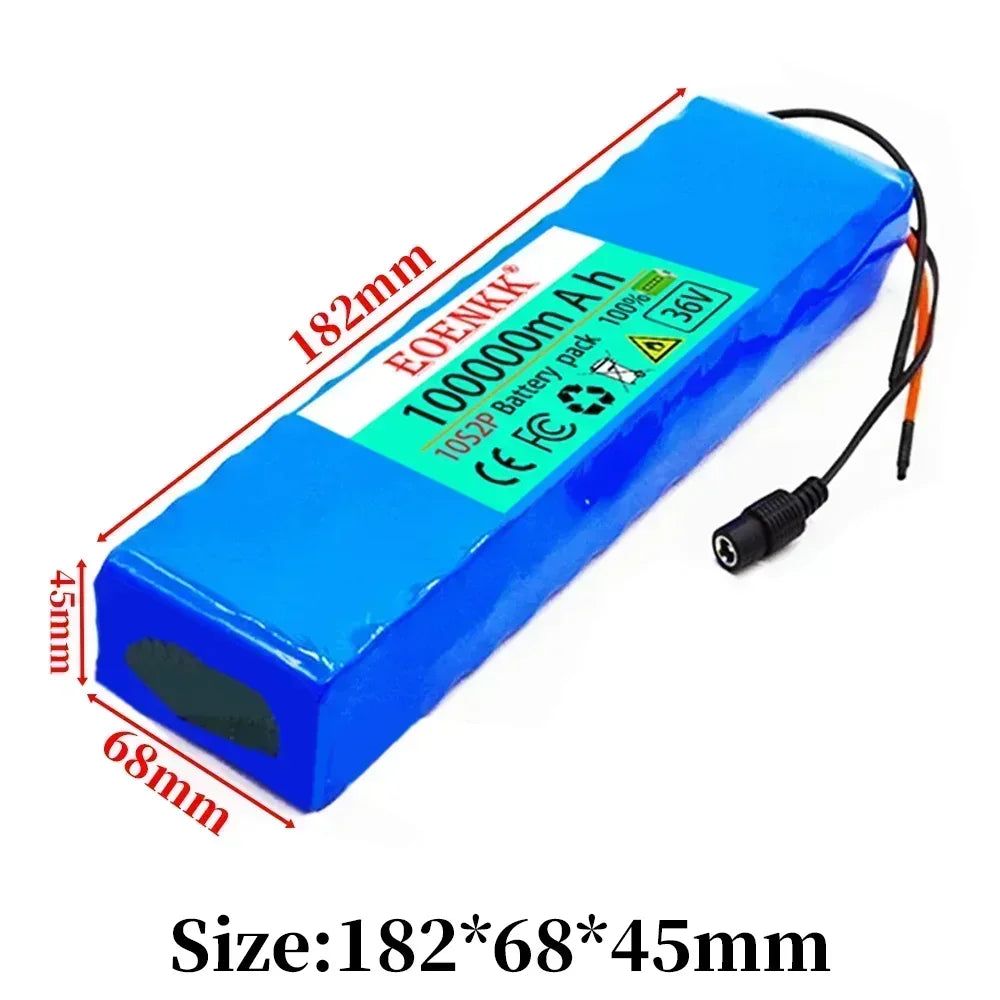 10S2P 36V 100000mAh 36v Electric Scooter Battery Lithium Electric - VirtuousWares:Global