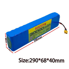 10S3P 36V battery ebike battery pack 18650 lithium ion battery 500W - VirtuousWares:Global