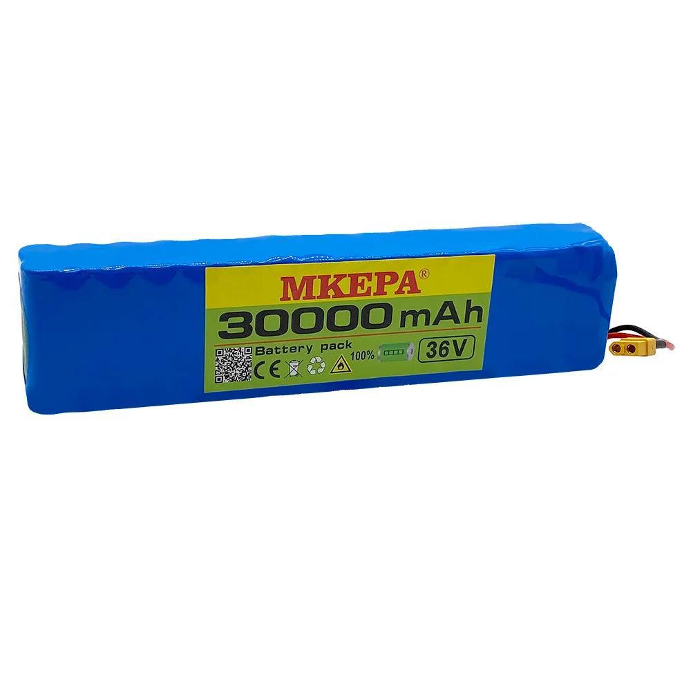 10S3P 36V battery ebike battery pack 18650 lithium ion battery 500W - VirtuousWares:Global