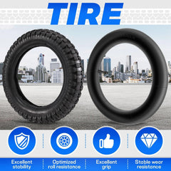 12 1/2X2.75 Tyre+Inner Tube for 49Cc Motorcycle Mini Dirt Bike Tire - VirtuousWares:Global