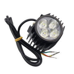 12-80V E-bike Front Lamp Light With Horn For Kugoo Electric Kick Scooter Electric Bicycle Led Headlights Cycling Part Accessory - VirtuousWares:Global