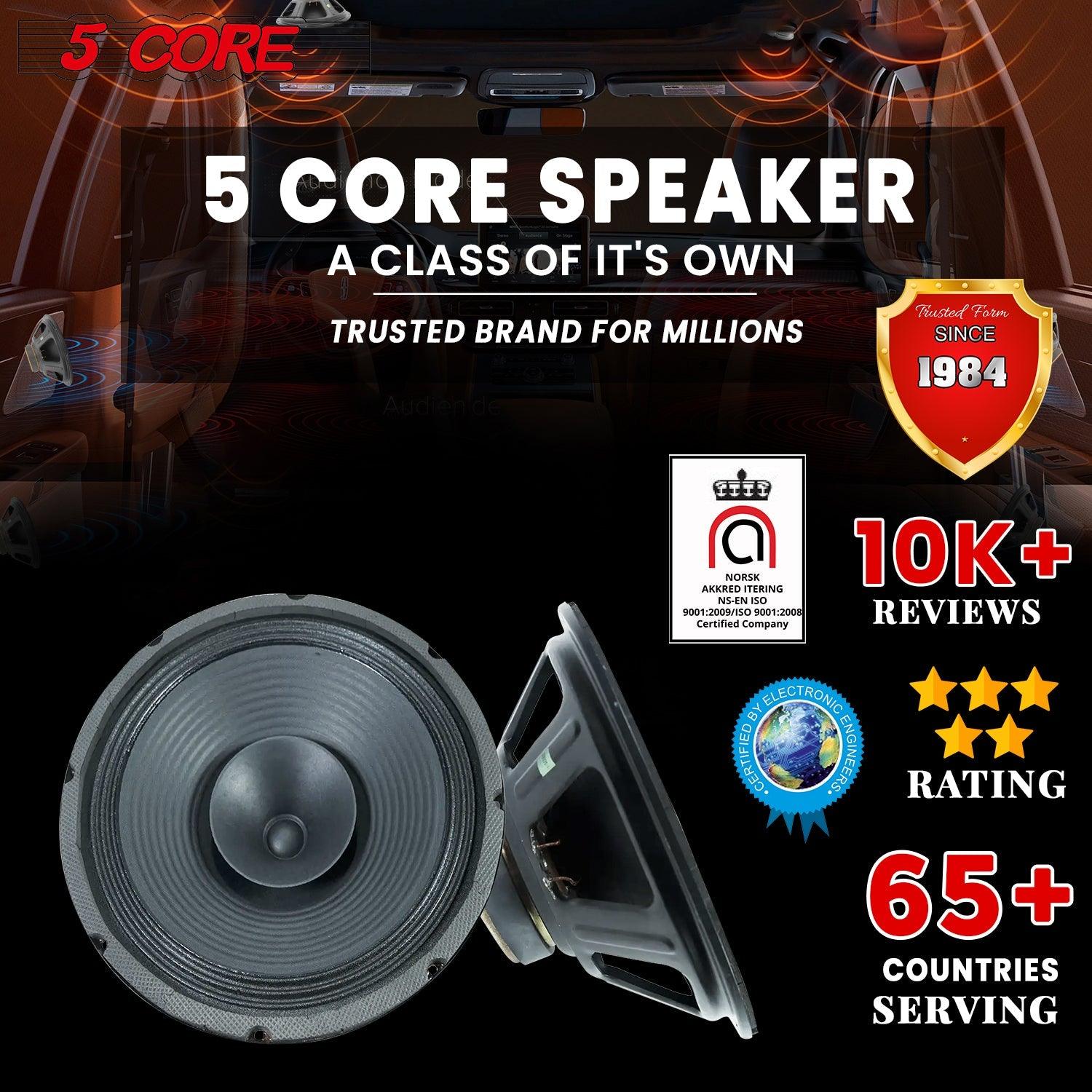 12 inch Subwoofer Speaker FR-12120DC 2 Pcs - VirtuousWares:Global