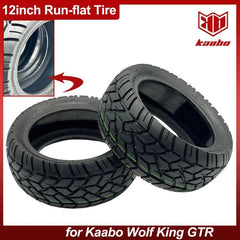 12inch Vacuum Tire Run Flat Stability Street Tire Puncture Proof - VirtuousWares:Global