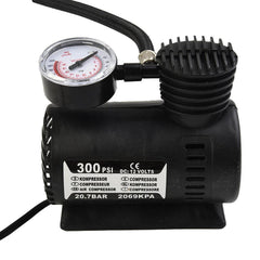 12V Auto Electric Air Pump 300psi Air Compressor Tire Mini Car Tire - VirtuousWares:Global