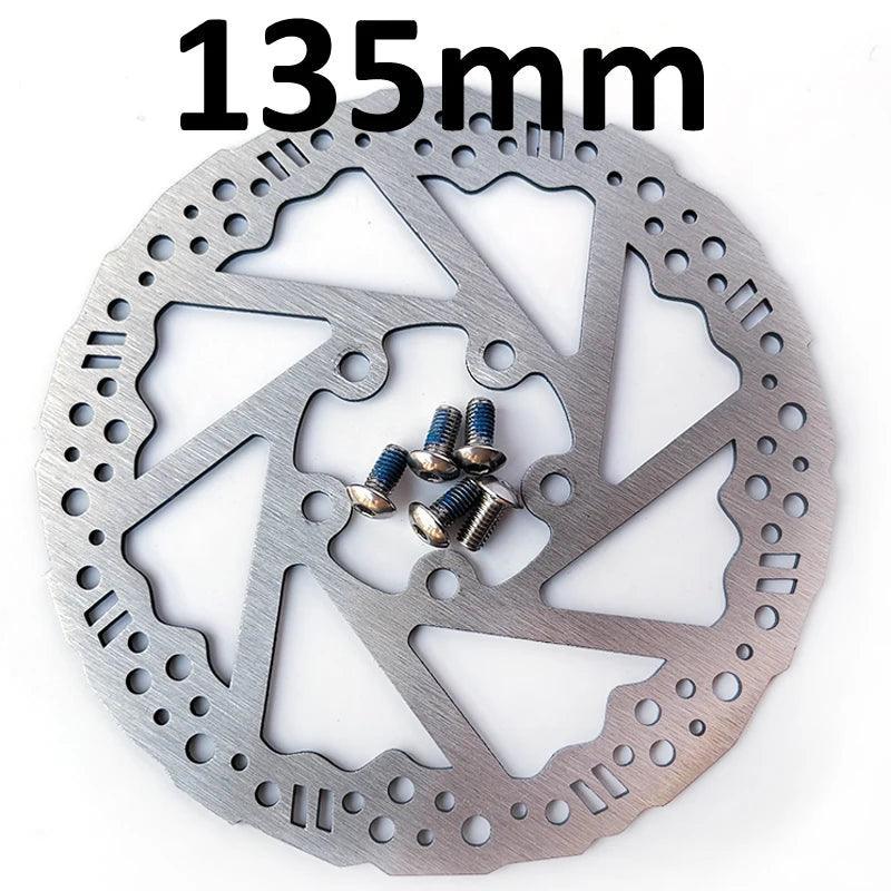 135mm Xtech Brake Disk for Xiaomi 1S Pro Electric Scooter Brake Stainless Steel Disc Pads Skateboard Replacement Parts - VirtuousWares:Global