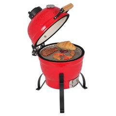 13inch Round Ceramic Charcoal Grill - VirtuousWares:Global