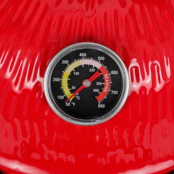 13inch Round Ceramic Charcoal Grill - VirtuousWares:Global