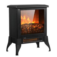 14 inch 1400w Freestanding Fireplace With Ntc Temperature Control Knob - VirtuousWares:Global