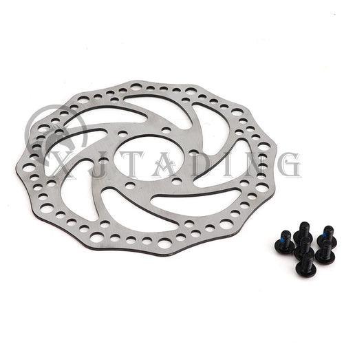 140mm Six Hole Stainless Steel Brake Disc Piece Rotor With 6pcs Screws - VirtuousWares:Global