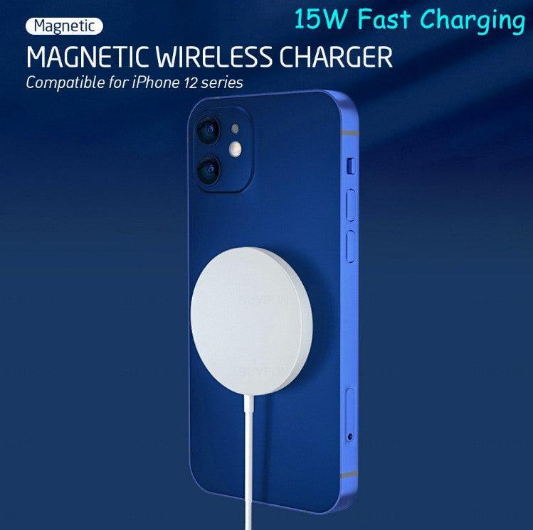 15w Magnetic Magsafe QI Wireless Charger for Iphone 12 Huawei Samsung - VirtuousWares:Global