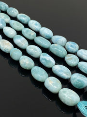16” Larimar Beads, Gemstone Beads, Genuine Dominican Republic Larimar - VirtuousWares:Global