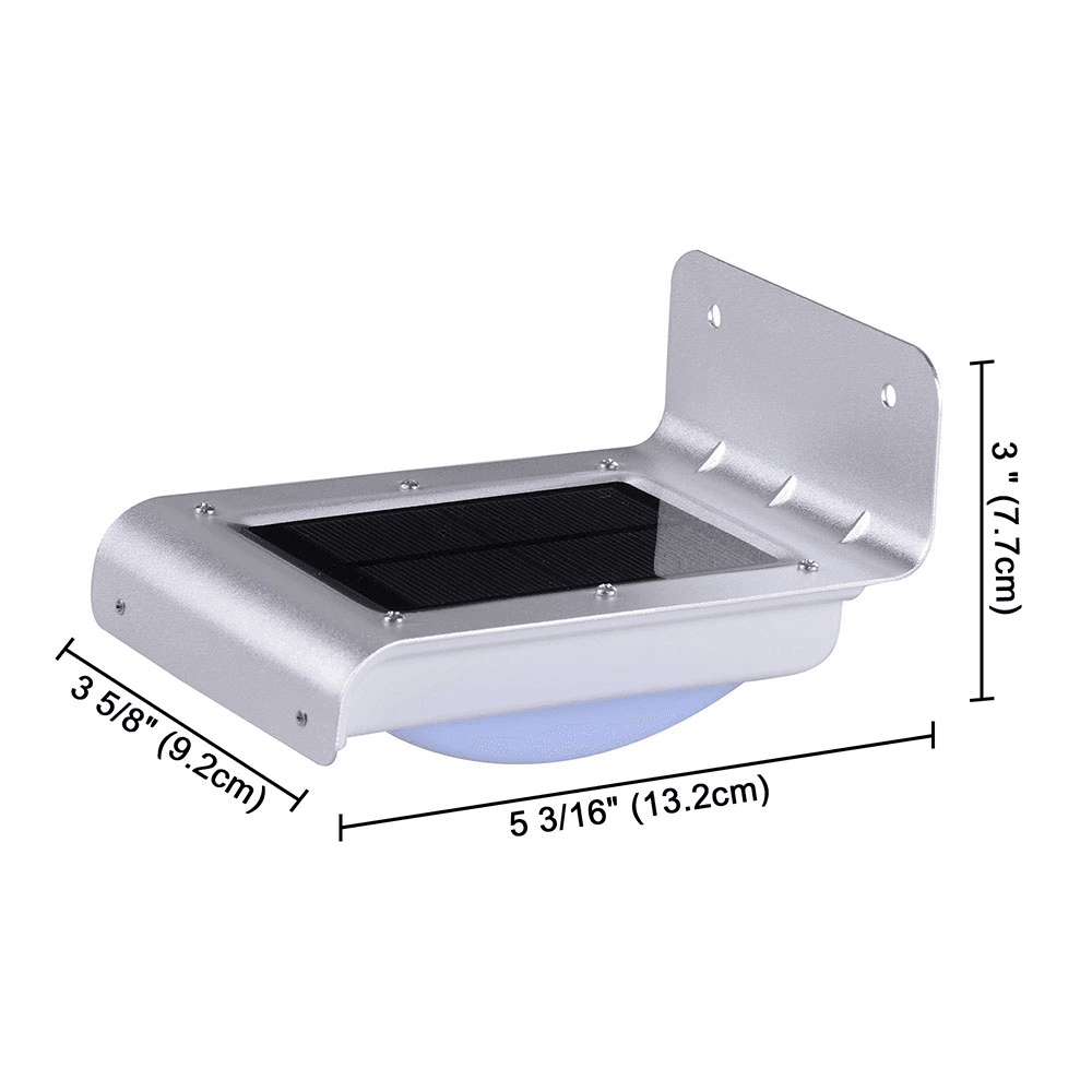 16 LED Solar Power Motion Sensor Garden Security Lights - VirtuousWares:Global