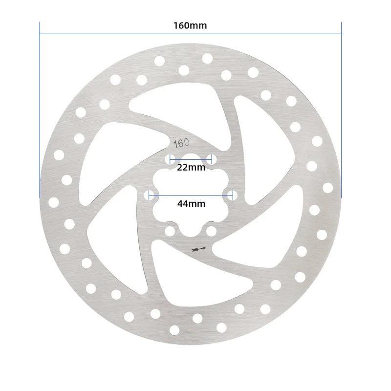 160MM Brake Disc and Brake Screws For Kaabo Wolf Warrior Electric - VirtuousWares:Global