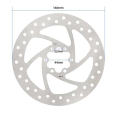 160MM Brake Disc and Brake Screws For Kaabo Wolf Warrior Electric - VirtuousWares:Global