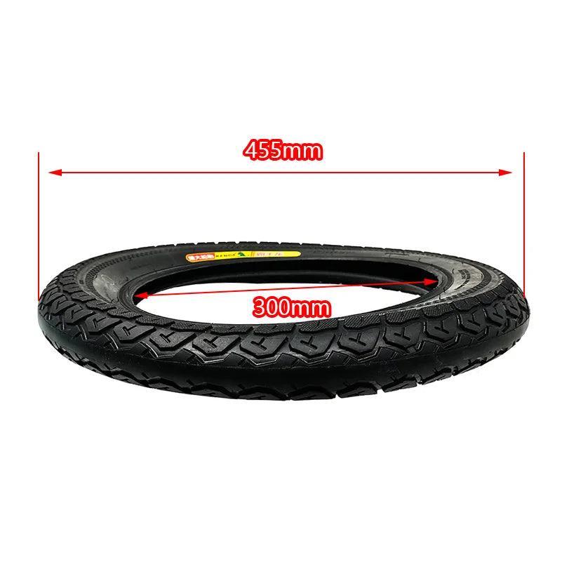 16x3.0 Inner Tube Outer Tyre 16Inch Tire Fits for Electric bicycle (e-bikes) Kid Bikes Scooters - VirtuousWares:Global