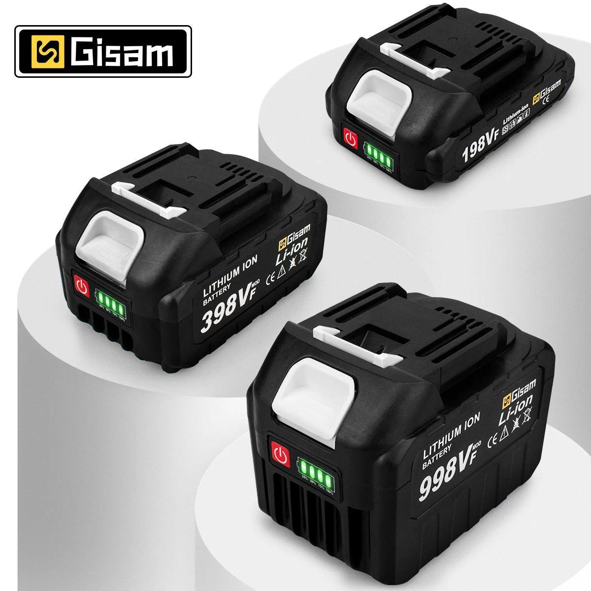 18V Rechargeable Lithium Ion Battery 22500mAh 15000mAh Lithium Battery With Battery indicator For Makita Power Tools Battery - VirtuousWares:Global