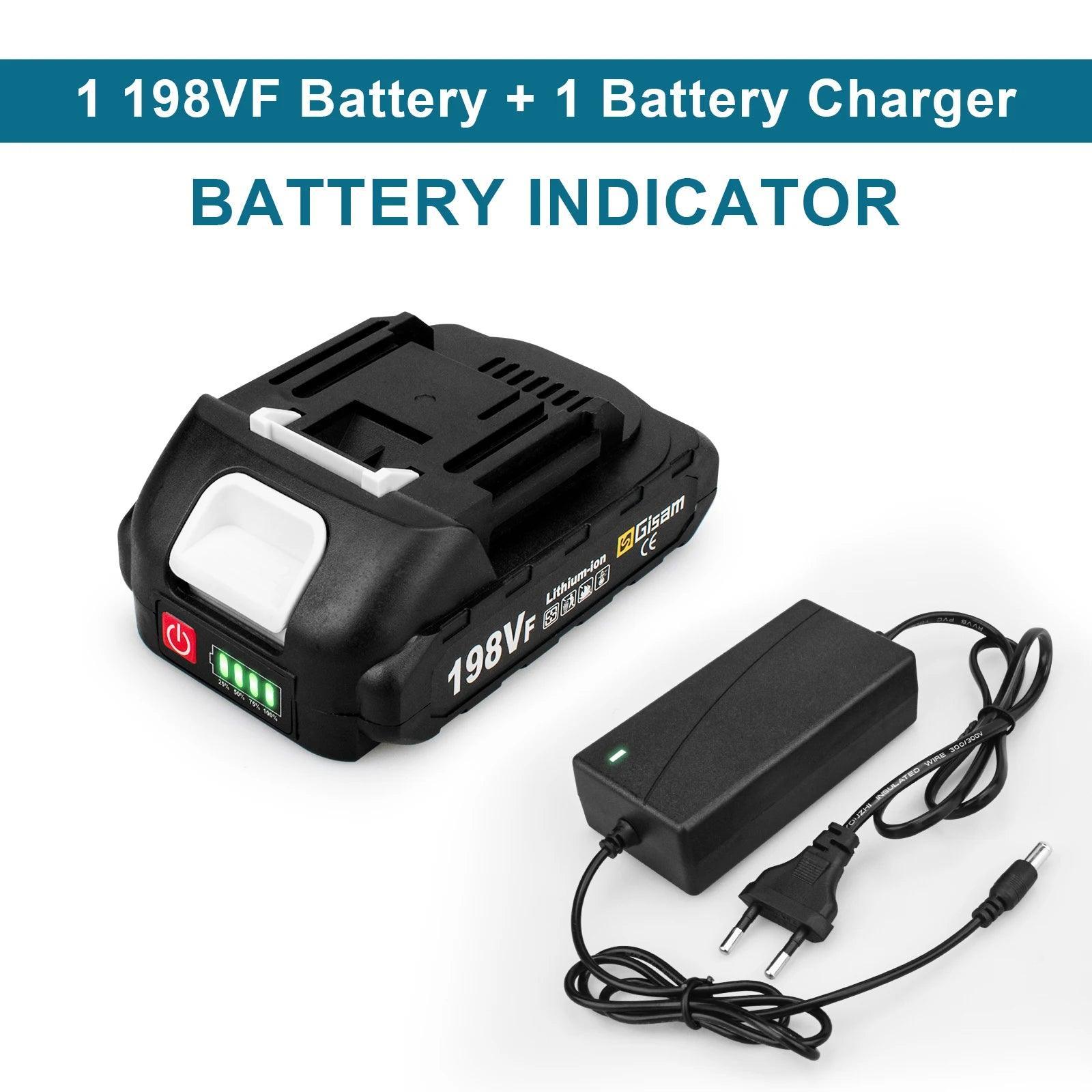 18V Rechargeable Lithium Ion Battery 22500mAh 15000mAh Lithium Battery With Battery indicator For Makita Power Tools Battery - VirtuousWares:Global
