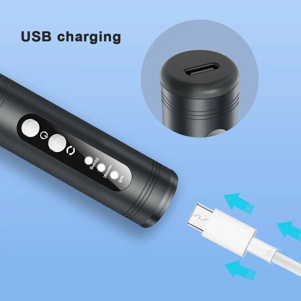 19000RPM Electric Nail Art Machine USB Cordless Nail Drill for Nail - VirtuousWares:Global