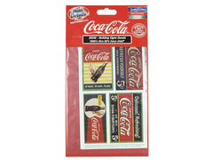 1940\'s Thru 1960\'s \Coca-Cola\" Building Signs Decals for 1/87 (HO) - VirtuousWares:Global