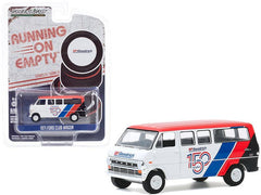 1971 Ford Club Wagon Bus White and Red with Stripes \BFGoodrich 150th - VirtuousWares:Global