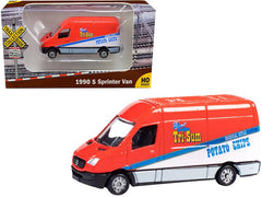 1990 Mercedes Benz Sprinter Van Red and White \Tri-Sum Potato Chips\" - VirtuousWares:Global