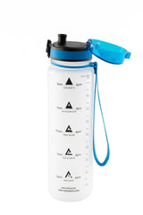 1L Sports Water Bottle with time marker and motivation - VirtuousWares:Global